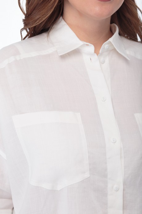 Рубашка Anelli 385 белый размер 44-54 #7