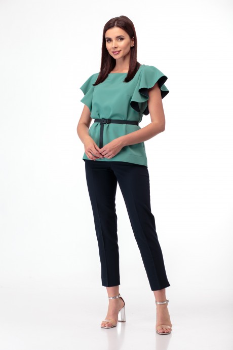 Блузка Anelli 280 зеленый размер 44-50 #5