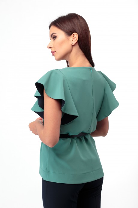 Блузка Anelli 280 зеленый размер 44-50 #7