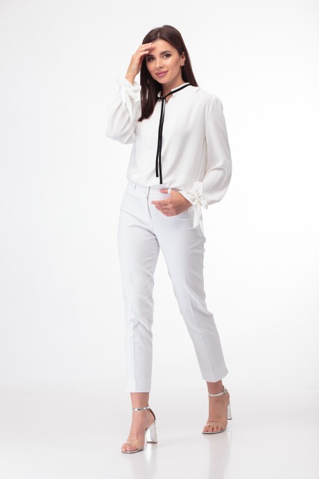 Блузка Anelli 828 белый размер 42-52 #4