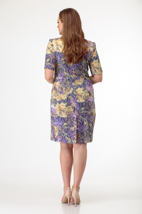 Платье Anelli 214 Фиолетовый тон размер 50-56 #4
