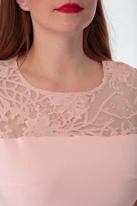 Вечернее платье Anelli 215 розовые тона размер 48-54 #6