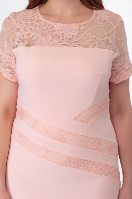 Вечернее платье Anelli 215 розовые тона размер 48-54 #7