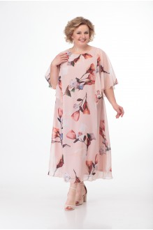 Платье Anelli 679 персиковые (розовые) тона #1