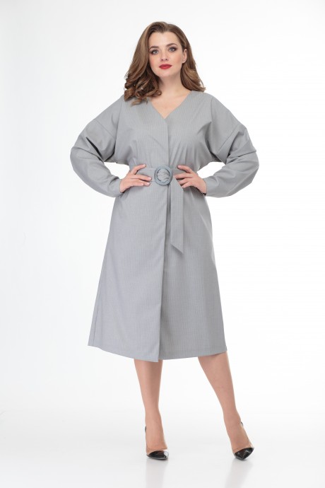 Вечернее платье Anelli 882 серый размер 50-60 #5
