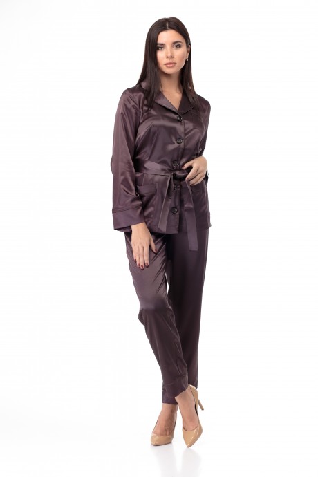Пижама Anelli 870 коричневый размер 44-54 #10
