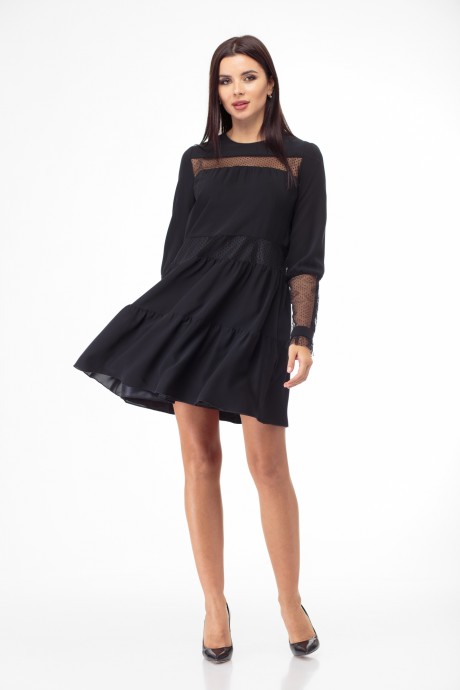 Платье Anelli 792 чёрный размер 42-48 #1