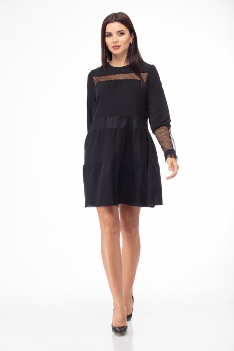 Платье Anelli 792 чёрный размер 42-48 #3