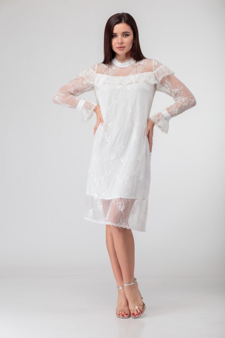 Вечернее платье Anelli 684 белые тона размер 44-48 #6