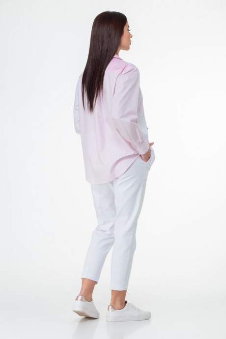 Рубашка Anelli 893 бело-розовые тона размер 46-50 #2