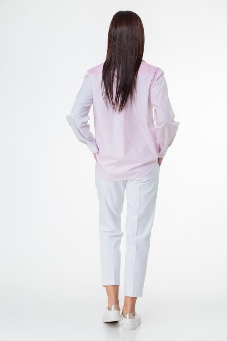 Рубашка Anelli 893 бело-розовые тона размер 46-50 #3