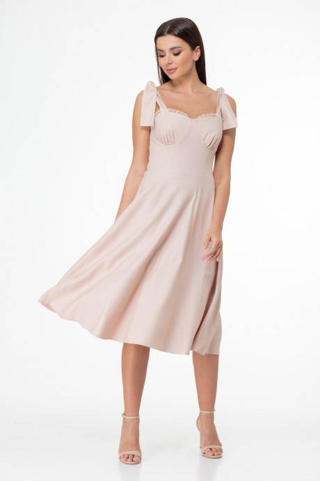 Платье Anelli 847 нюд тона размер 42-50 #1