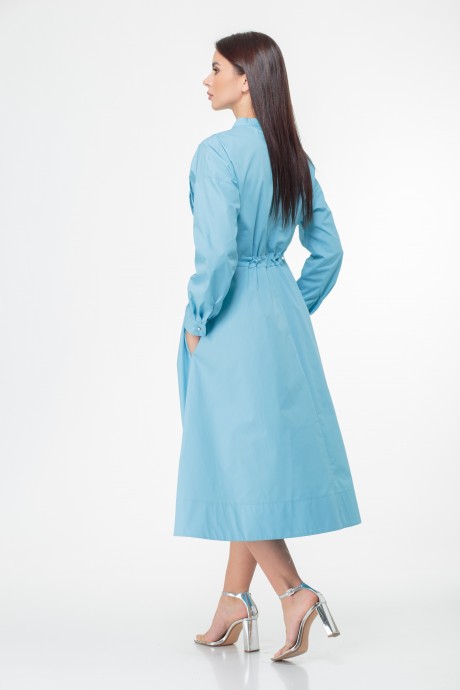 Платье Anelli 998 голубой размер 46-52 #2