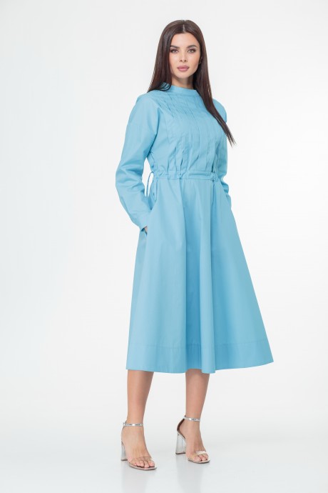 Платье Anelli 998 голубой размер 46-52 #3