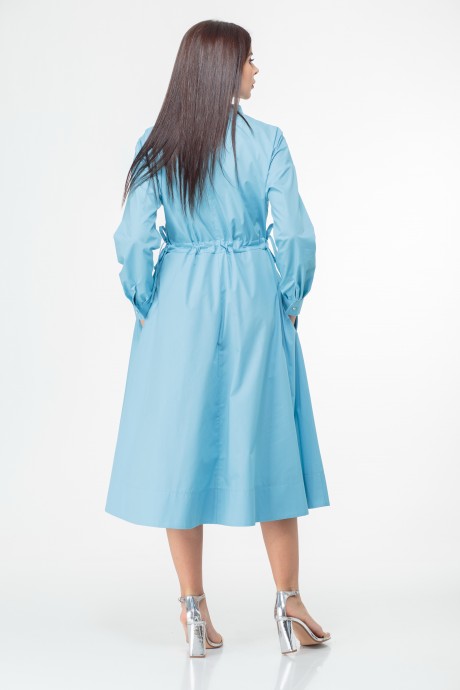 Платье Anelli 998 голубой размер 46-52 #8