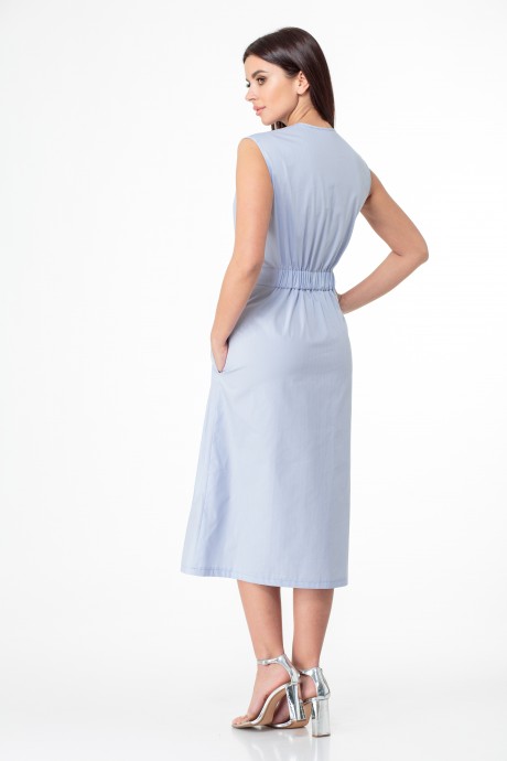 Платье Anelli 1010 голубой размер 46-52 #3