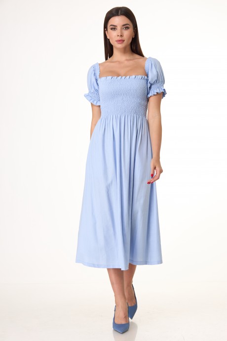 Платье Anelli 1032 голубой размер 42-48 #4