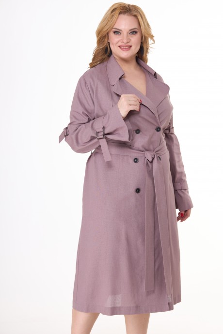 Платье Anelli 1029 фиолетовые тона размер 50-56 #1