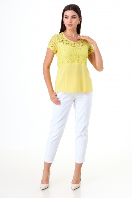 Блузка Anelli 830 желтый размер 48-54 #3
