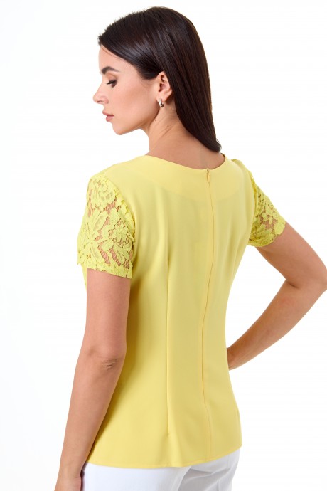 Блузка Anelli 830 желтый размер 48-54 #4