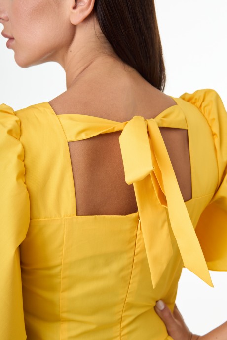 Платье Anelli 1058 желтый размер 44-56 #4