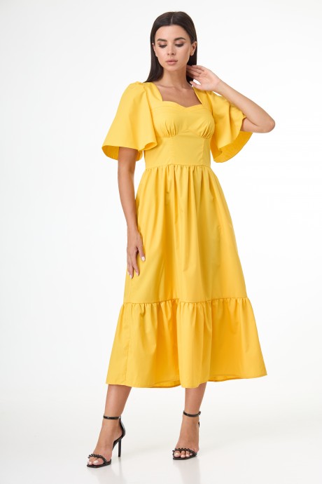 Платье Anelli 1058 желтый размер 44-56 #9