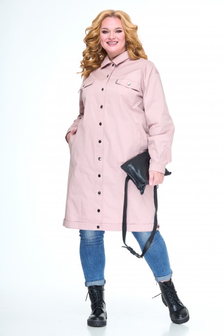Жакет (пиджак) Anelli 1113 Бледно-розовый размер 52-60 #4