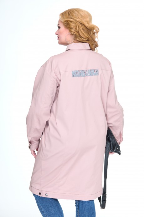 Жакет (пиджак) Anelli 1113 Бледно-розовый размер 52-60 #5