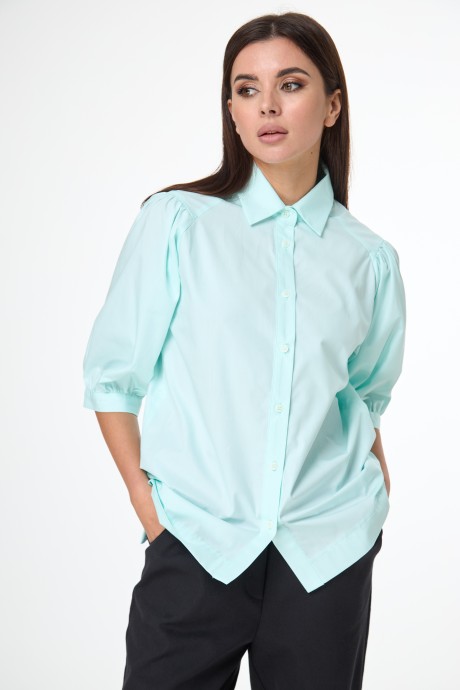 Рубашка Anelli 987 мята размер 46-56 #1