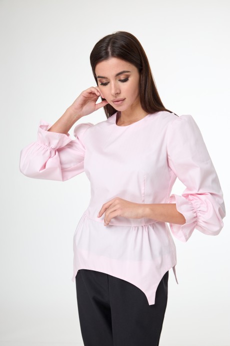 Блузка Anelli 1110 розовый размер 42-52 #2