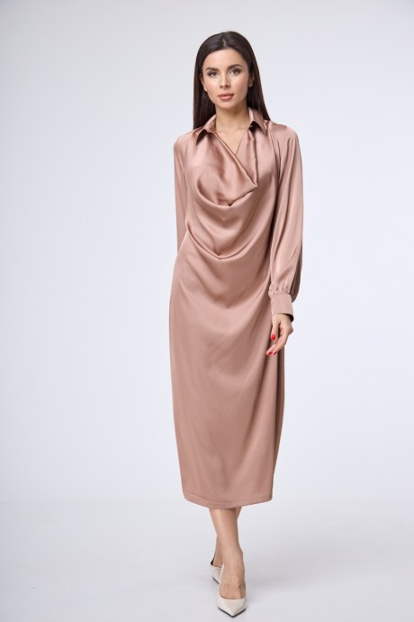Вечернее платье Anelli 1206 карамель размер 48-54 #3