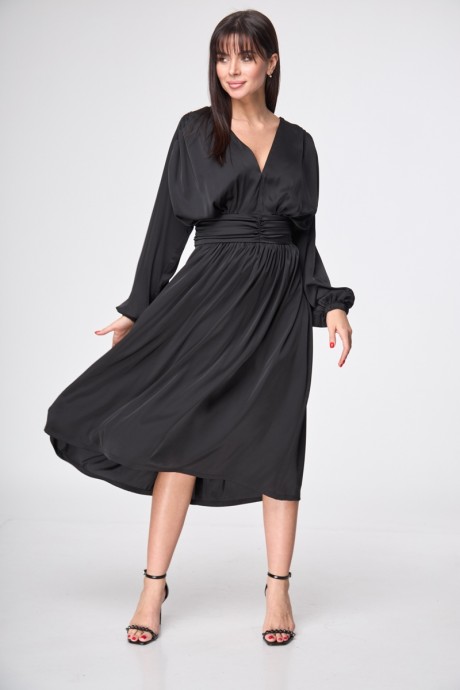 Платье Anelli 1204 черный размер 48-54 #1