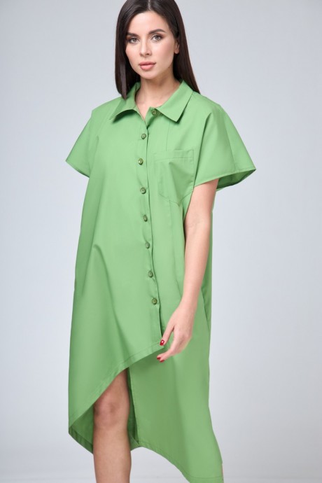 Платье Anelli 1228 зеленый размер 52-58 #3