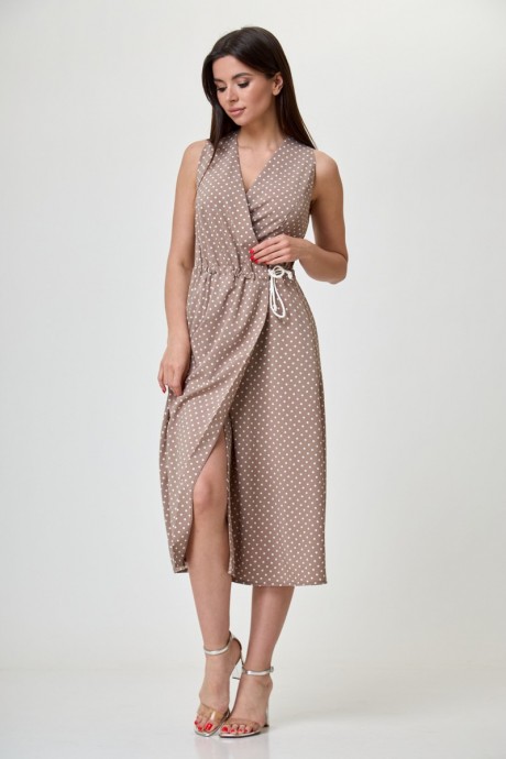 Платье Anelli 1055 .1 бежевый размер 48-56 #2