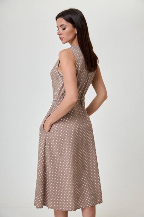 Платье Anelli 1055 .1 бежевый размер 48-56 #6