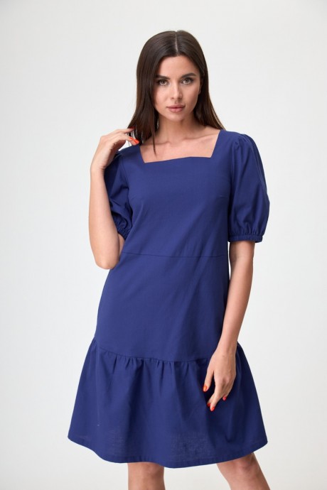 Платье Anelli 1275 синий размер 44-50 #2