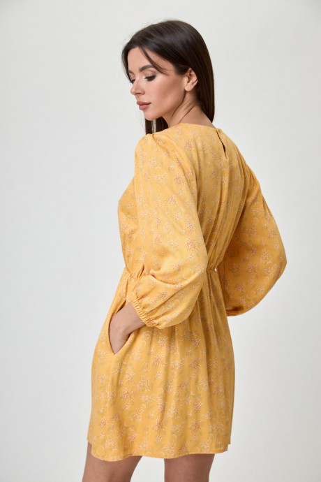 Платье Anelli 1235 желтый размер 42-52 #7