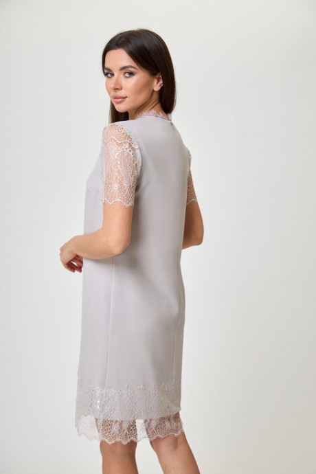 Вечернее платье Anelli 635 серый размер 44-52 #7