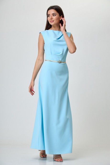 Вечернее платье Anelli 382 Голубой размер 40-48 #2