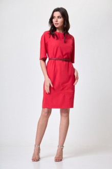 Платье Anelli 351 красный #1