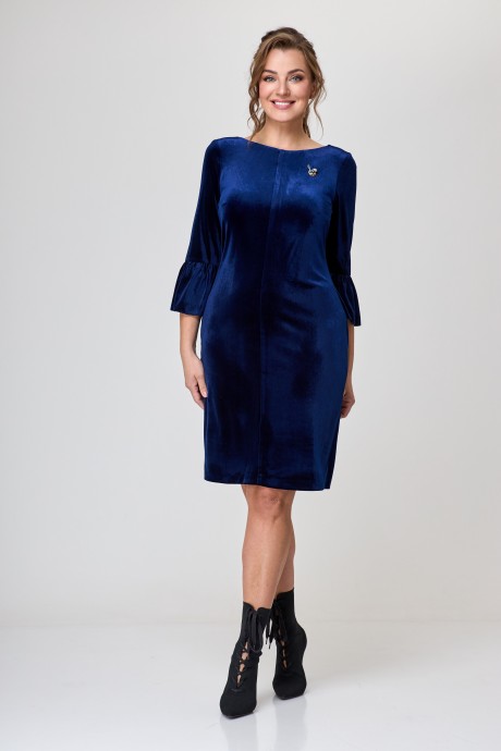 Платье Anelli 458 синий размер 46-52 #2