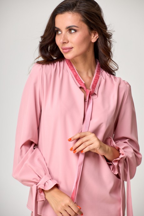 Блузка Anelli 828 розовый размер 44-54 #1