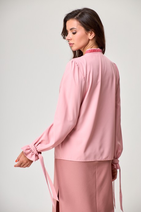 Блузка Anelli 828 розовый размер 44-54 #2