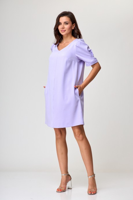 Платье Anelli 995 лиловый размер 42-52 #2