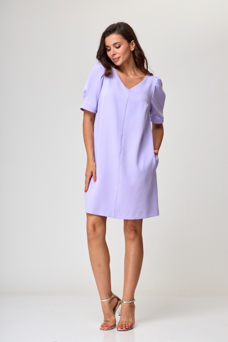 Платье Anelli 995 лиловый размер 42-52 #3
