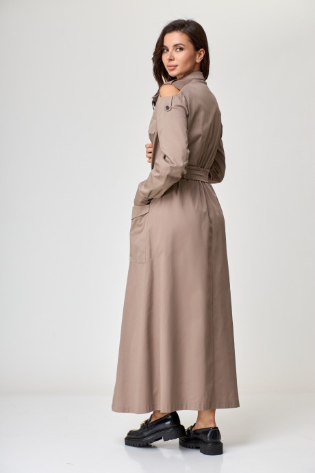 Платье Anelli 1236 какао размер 46-58 #6