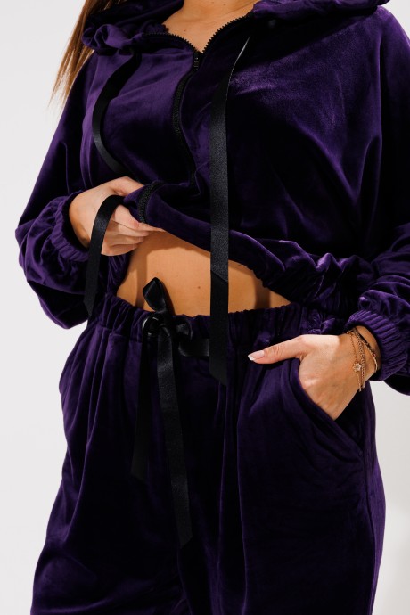 Спортивный костюм Anelli 1305 фиолетовый размер 48-58 #3