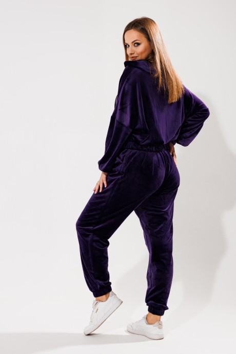 Спортивный костюм Anelli 1305 фиолетовый размер 48-58 #4