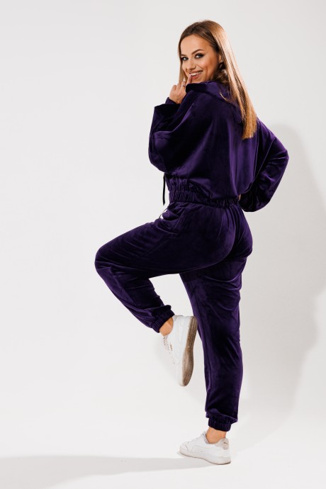 Спортивный костюм Anelli 1305 фиолетовый размер 48-58 #5