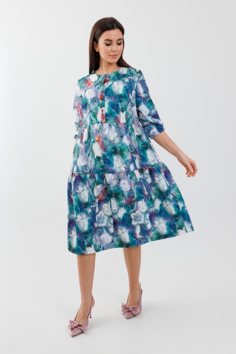 Платье Anelli 833 тюльпан размер 46-56 #1